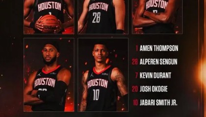 PG电子官方-火箭首发：阿门、奥科吉、杜兰特、小贾巴里、申京